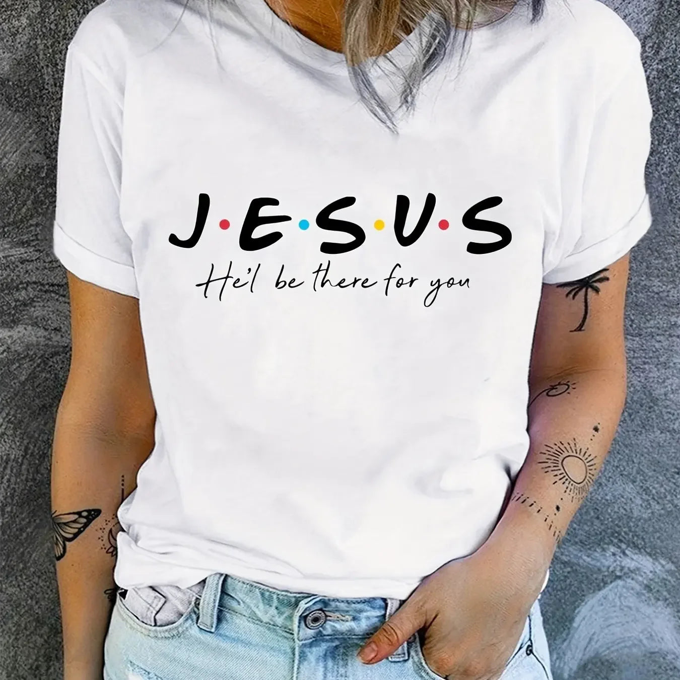 Jesus Print – Christian Graphic T-Shirt