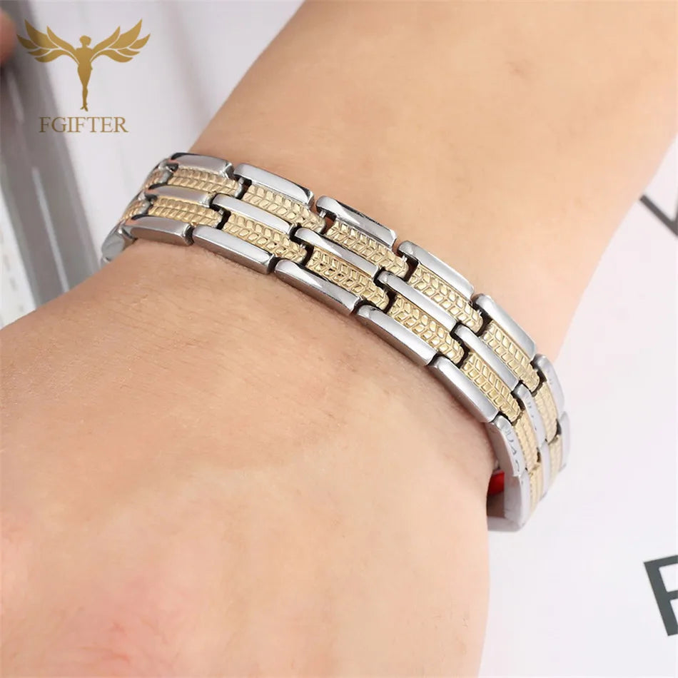 Christian Cross Bracelet Men's Religious Bracelet Fashion Silicone Wristband Stainless Steel Buckle Wrist Jewelry