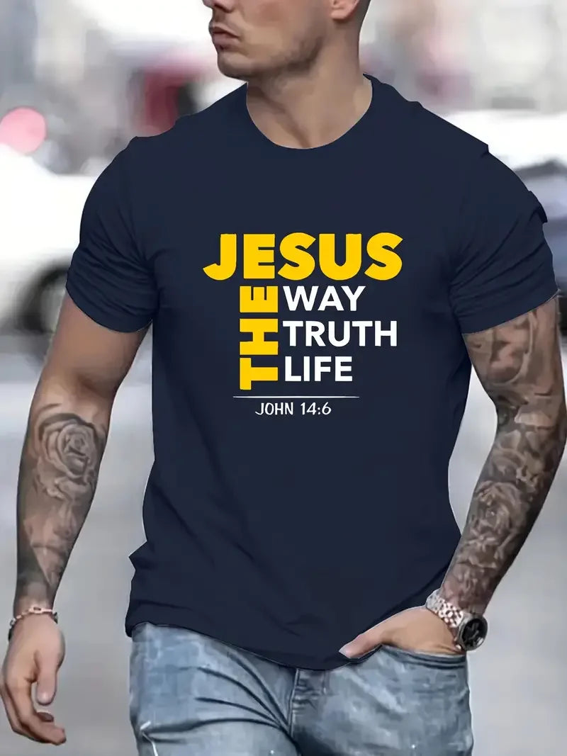 Jesus Print – Christian Graphic T-Shirt