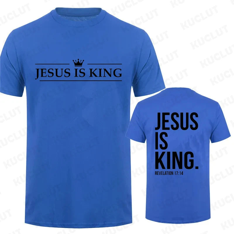 Jesus Is King – Christian Graphic T-Shirt