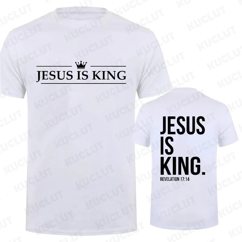 Jesus Is King – Christian Graphic T-Shirt