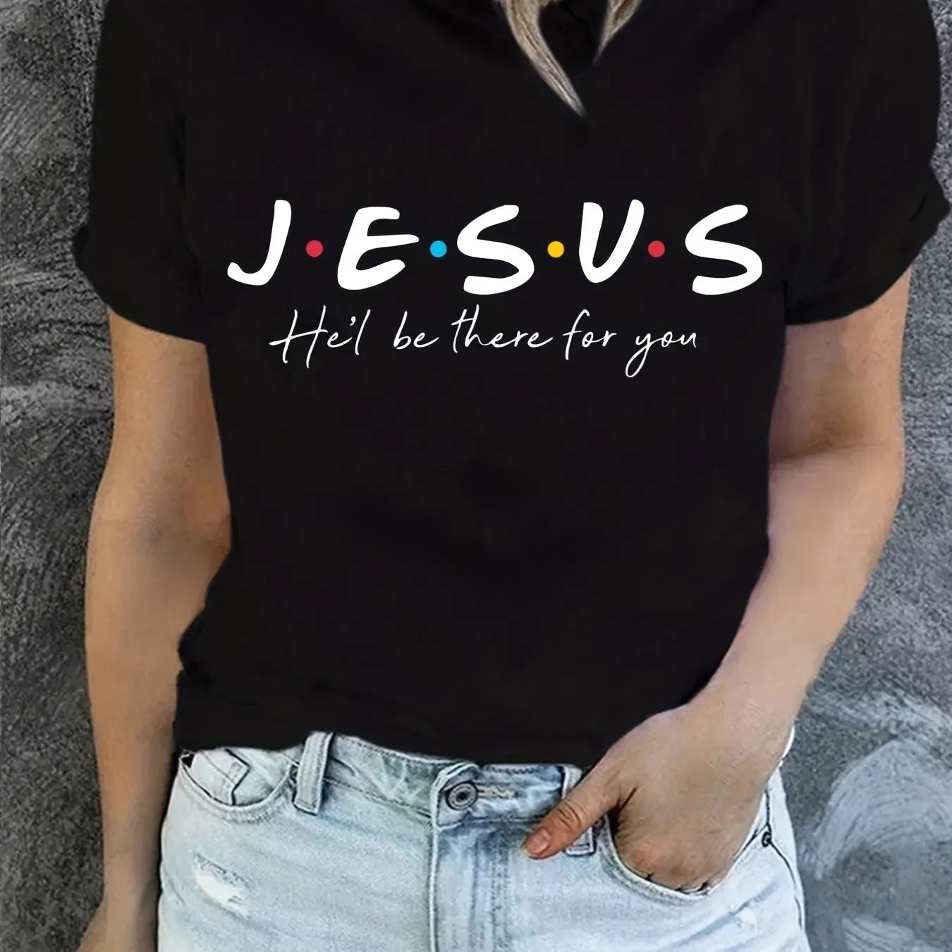 Jesus Print – Christian Graphic T-Shirt