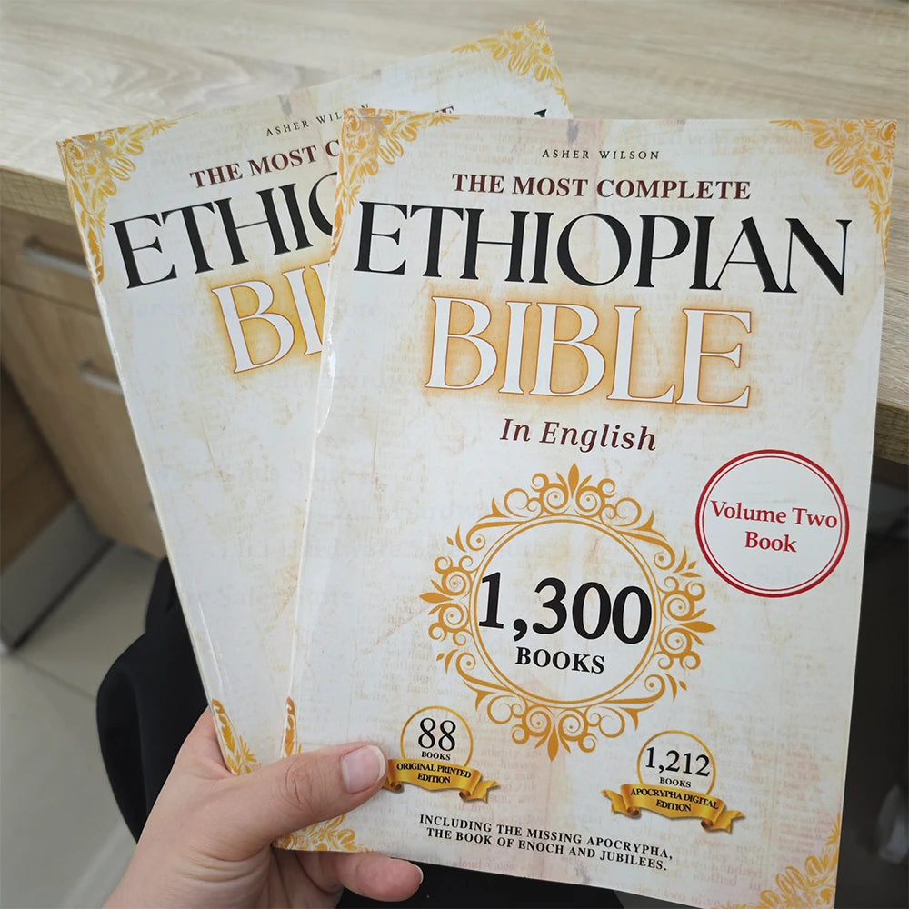 (Two-Pack) THE COMPLETE ETHIOPIAN BIBLE in English 88 Scriptures: including Missing Apocrypha, Book of Enoch, Jubilees.