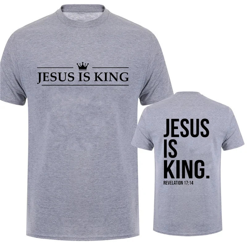 Jesus Is King – Christian Graphic T-Shirt