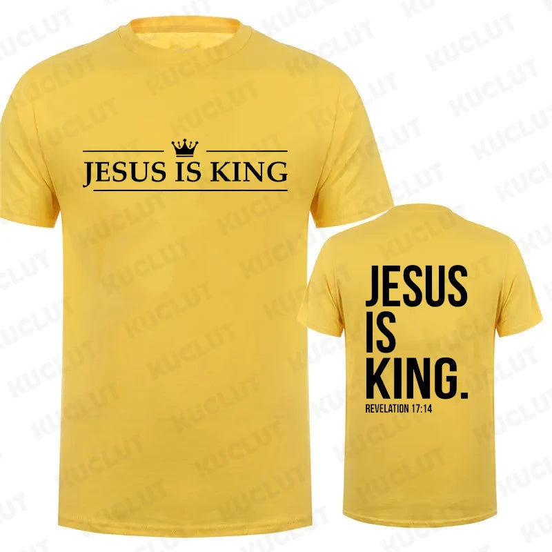 Jesus Is King – Christian Graphic T-Shirt