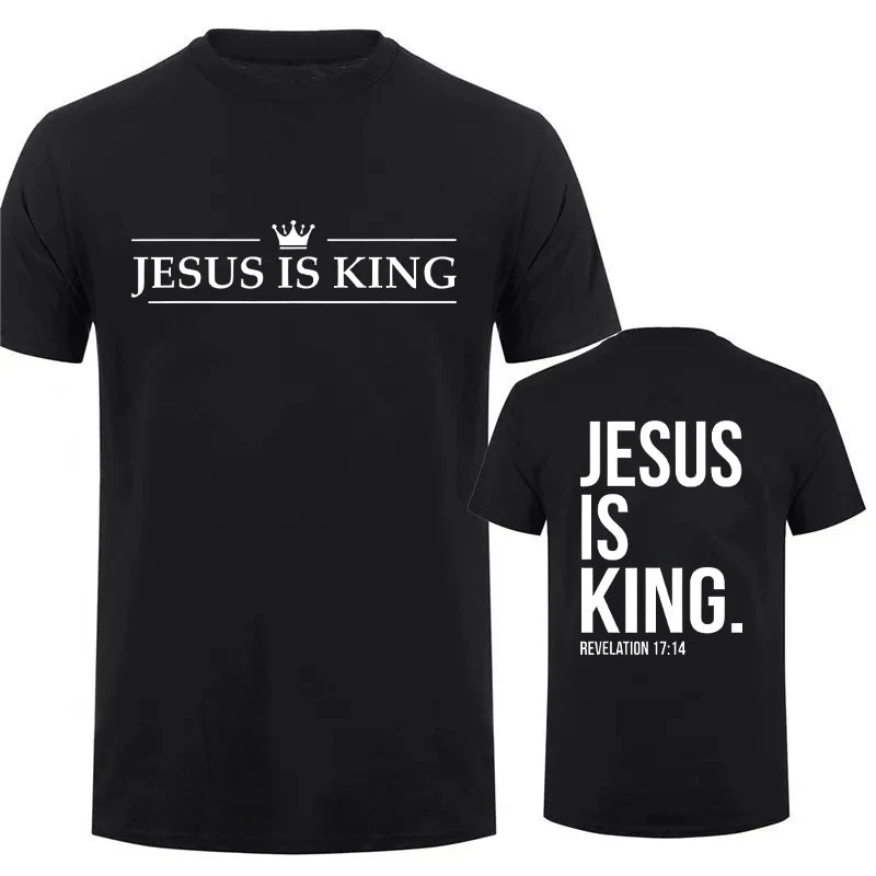 Jesus Is King – Christian Graphic T-Shirt