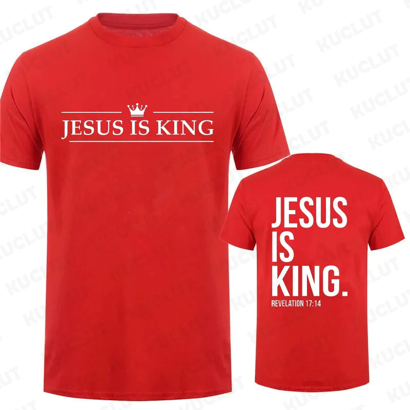 Jesus Is King – Christian Graphic T-Shirt