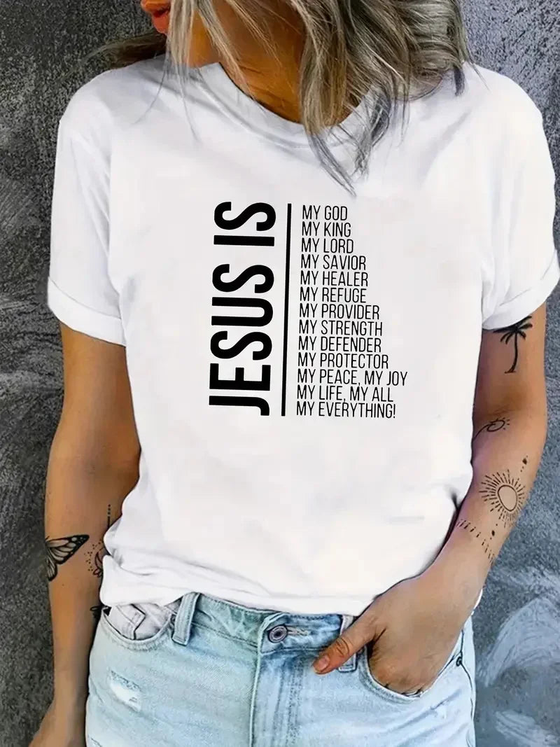 Jesus Is Faith – Christian Graphic T-Shirt