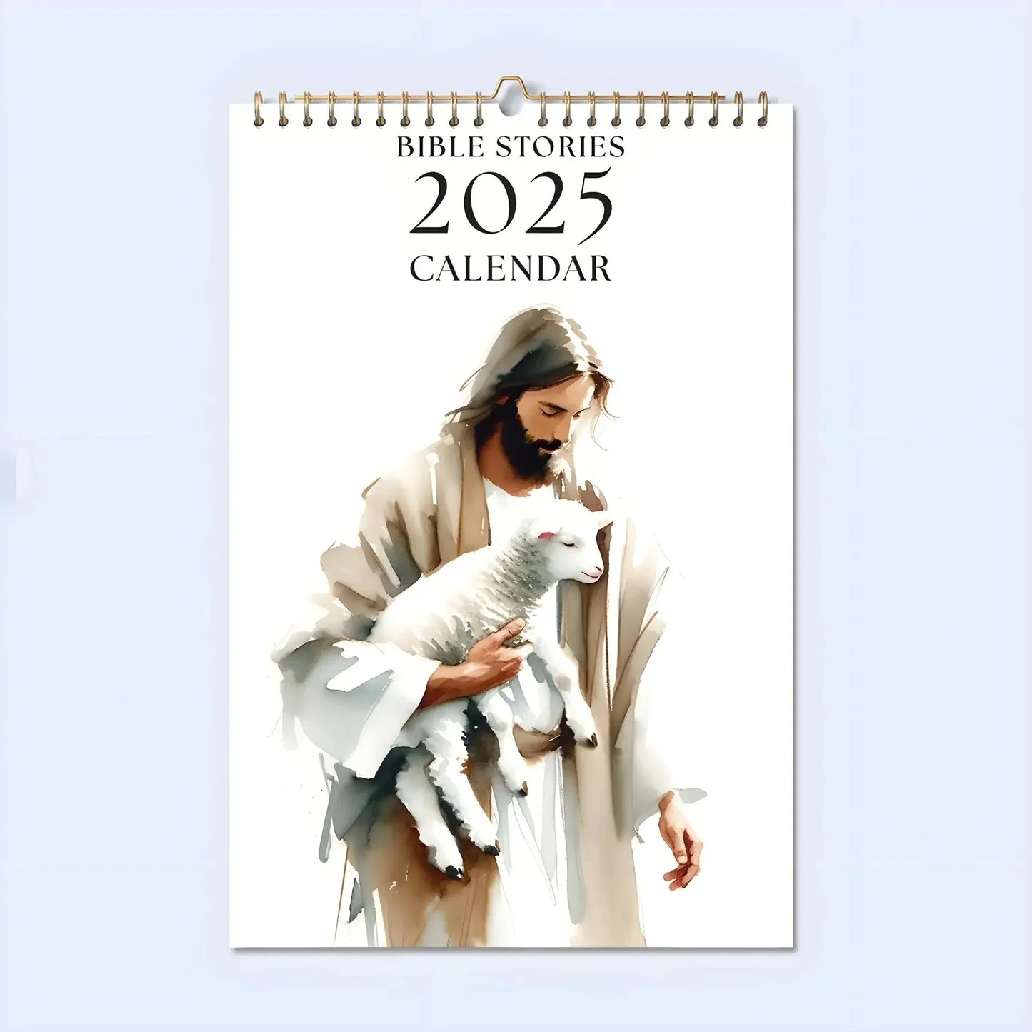 2025 Christian Bible Stories Wall Calendar Monthly Bible Wall Calendar Christian Bible Stories December Jesus Story Calendar