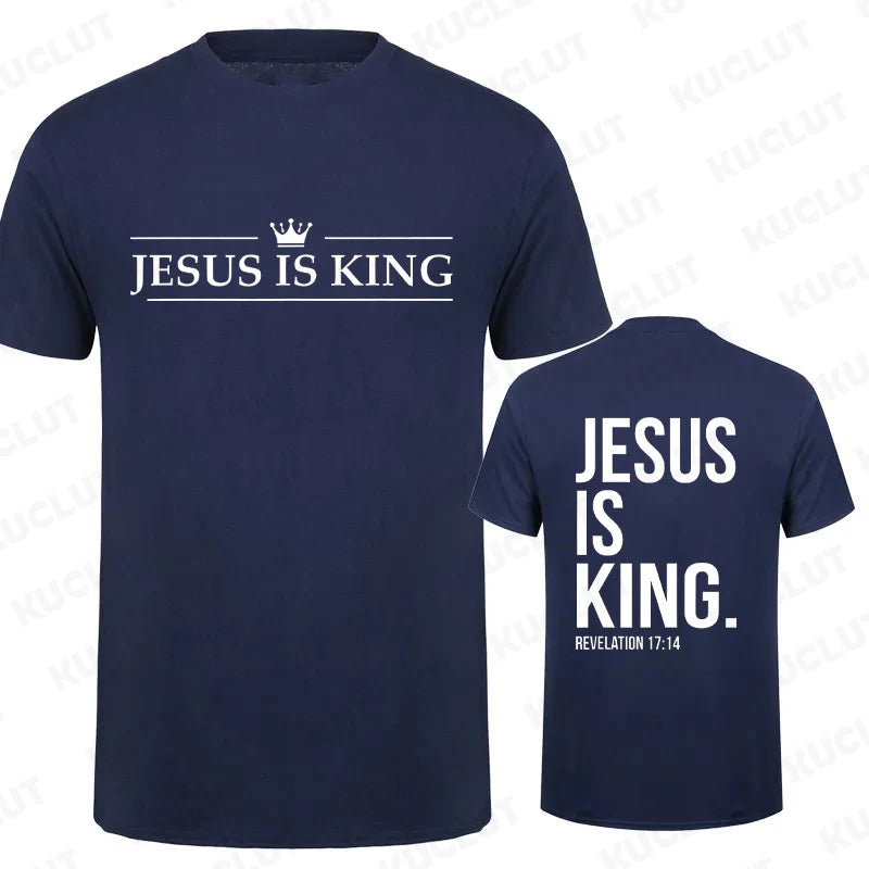 Jesus Is King – Christian Graphic T-Shirt