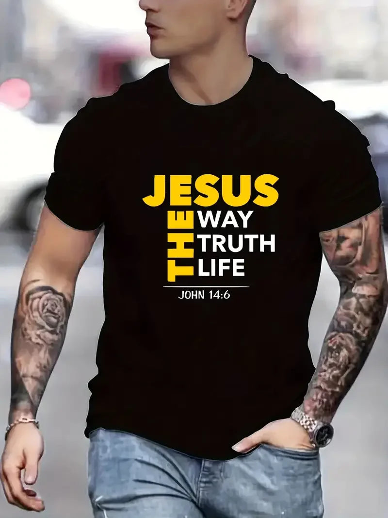 Jesus Print – Christian Graphic T-Shirt