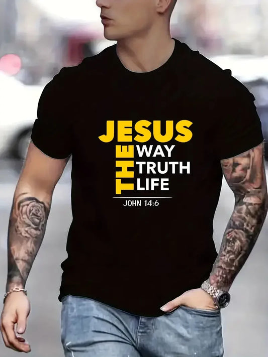 Jesus Print – Christian Graphic T-Shirt