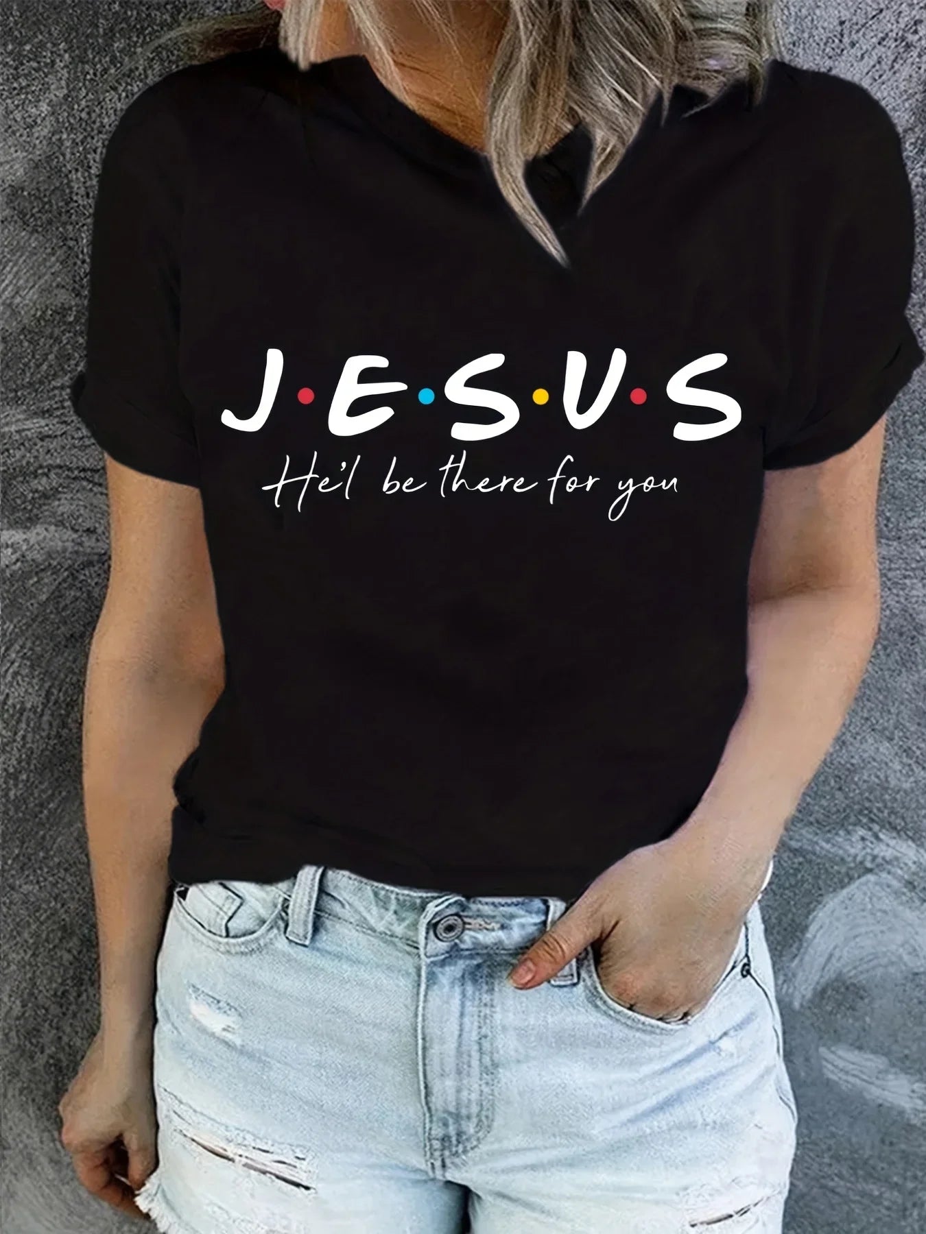 Jesus Print – Christian Graphic T-Shirt