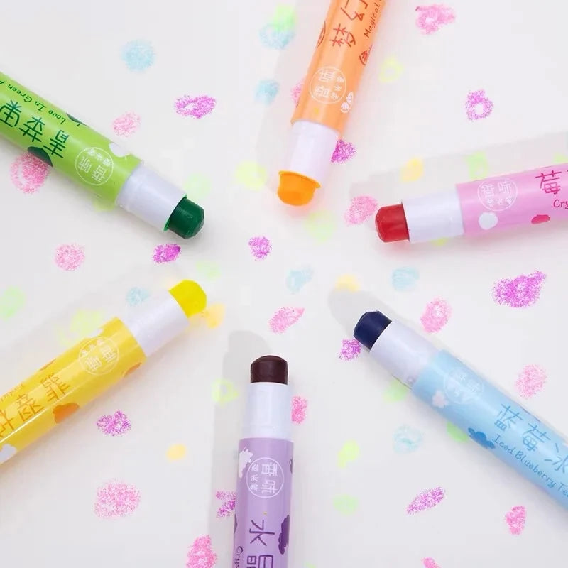 6 Colors/set Pastel Gel Highlighters Fragrance Bible Highlighters No Bleed Bible Art Markers Journaling School Supplies
