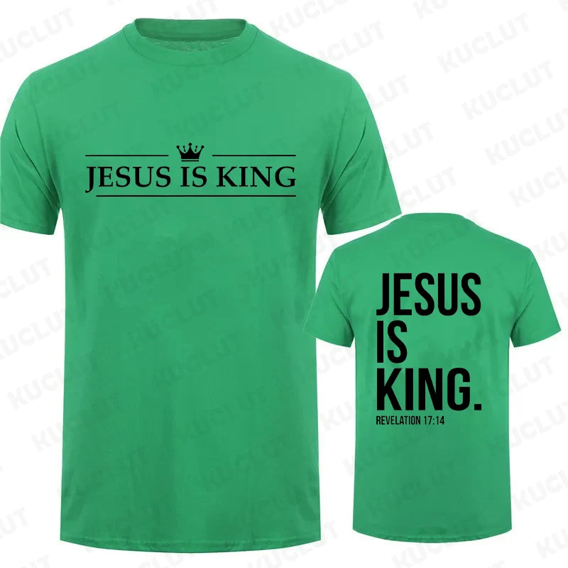 Jesus Is King – Christian Graphic T-Shirt