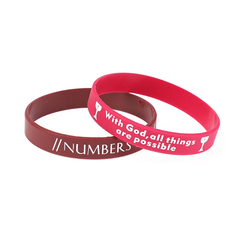 40Pcs Inspirational Bible Verse Silicone Bracelets Faith-Based Rubber Wristbands, Perfect Christian Gifts For Men, Women & Teens