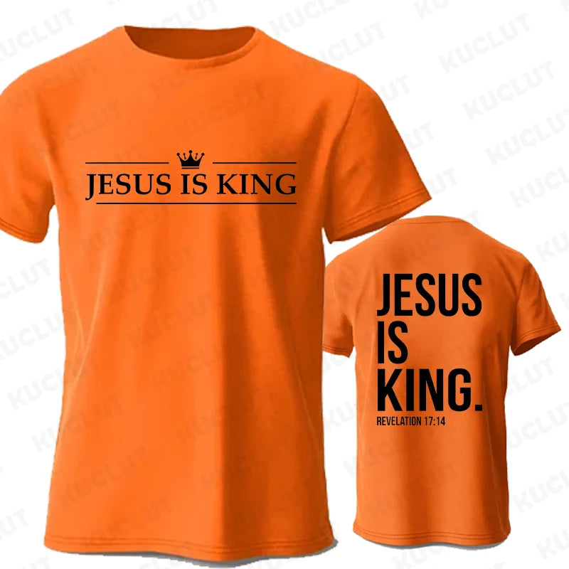 Jesus Is King – Christian Graphic T-Shirt