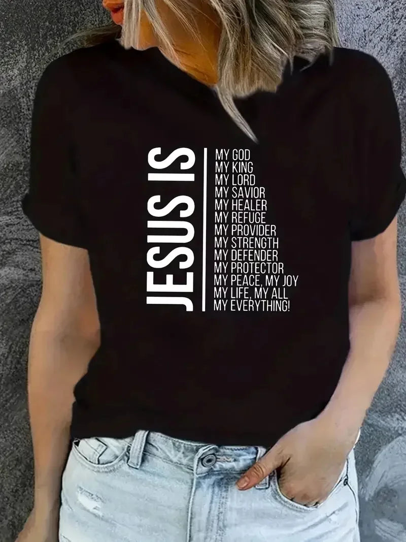Jesus Is Faith – Christian Graphic T-Shirt